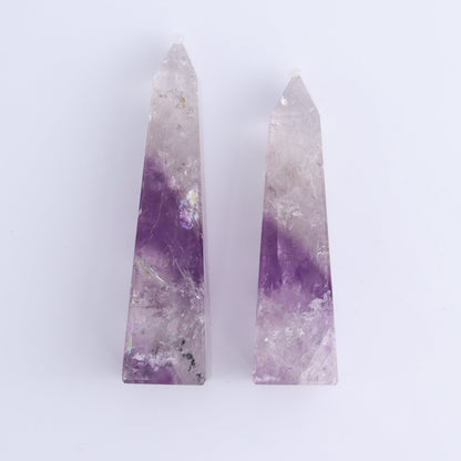 Amethyst Obelisks Set of 6 - Expert Wholesale and Supplier of Wholesale Crystals & Bulk Gemstones, ["Amethyst","Brazil","Obelisk"]