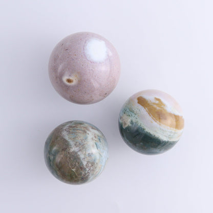 Ocean Jasper Spheres Set of 12 - Expert Wholesale and Supplier of Wholesale Crystals & Bulk Gemstones, ["jasper","Madagascar","Ocean Jasper","Spheres"]