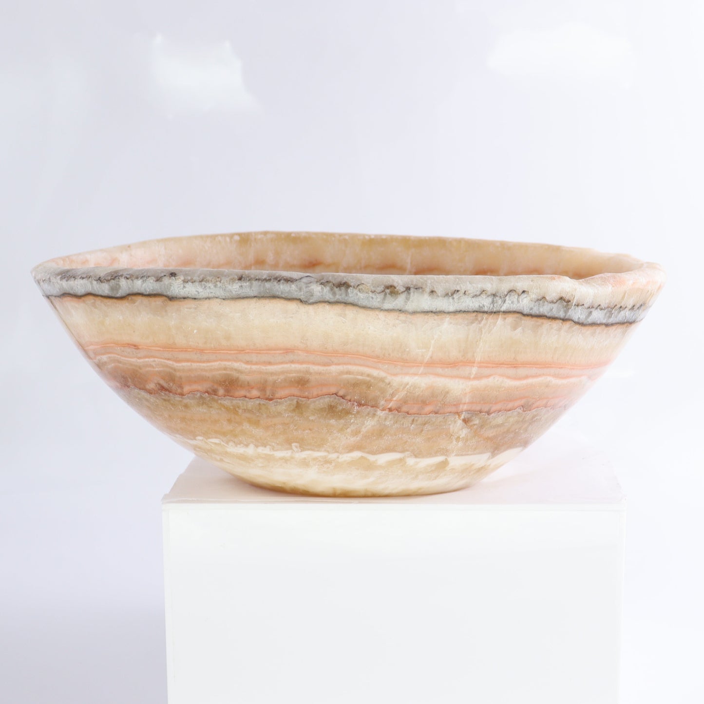 Mexican Onyx/Calcite Bowl - Expert Wholesale and Supplier of Wholesale Crystals & Bulk Gemstones, ["Bowls","Calcite","Mexico","onyx"]