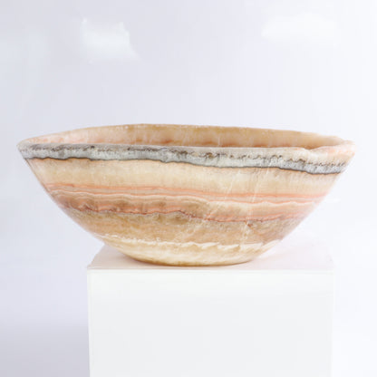 Mexican Onyx/Calcite Bowl - Expert Wholesale and Supplier of Wholesale Crystals & Bulk Gemstones, ["Bowls","Calcite","Mexico","onyx"]