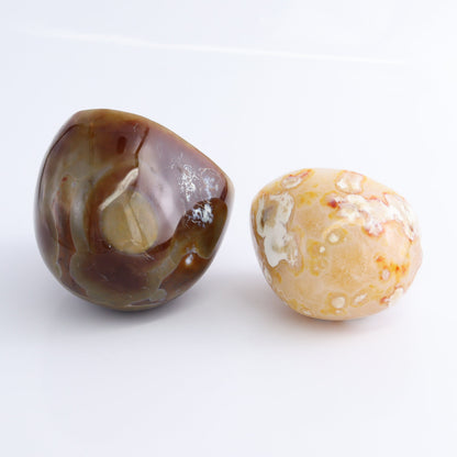 Carnelian Geodes Set of 2 - Expert Wholesale and Supplier of Wholesale Crystals & Bulk Gemstones, ["carnelian","Geodes","Madagascar"]