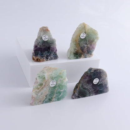 Fluorite Polished Face Cut Bases Set of 16 - Expert Wholesale and Supplier of Wholesale Crystals & Bulk Gemstones, ["Cut Base","Face Polished","Fluorite","Mexico"]