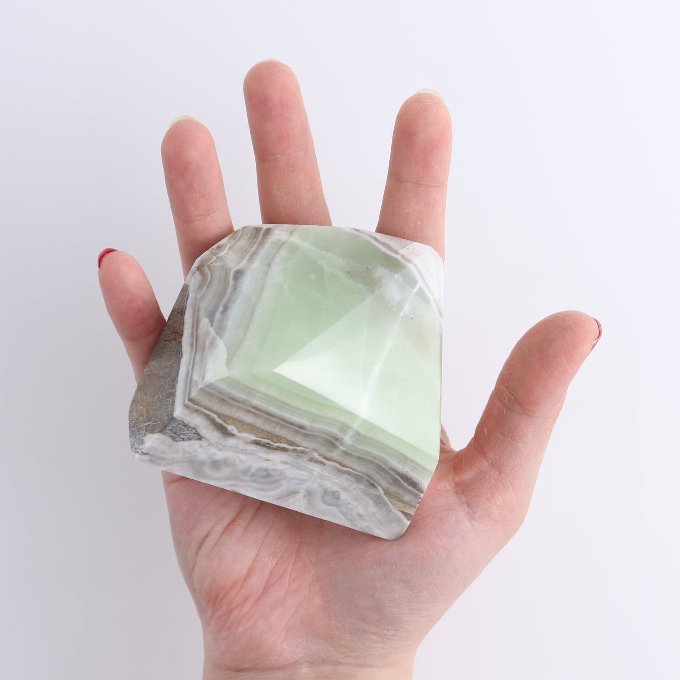 Green Calcite Freeforms Set 4