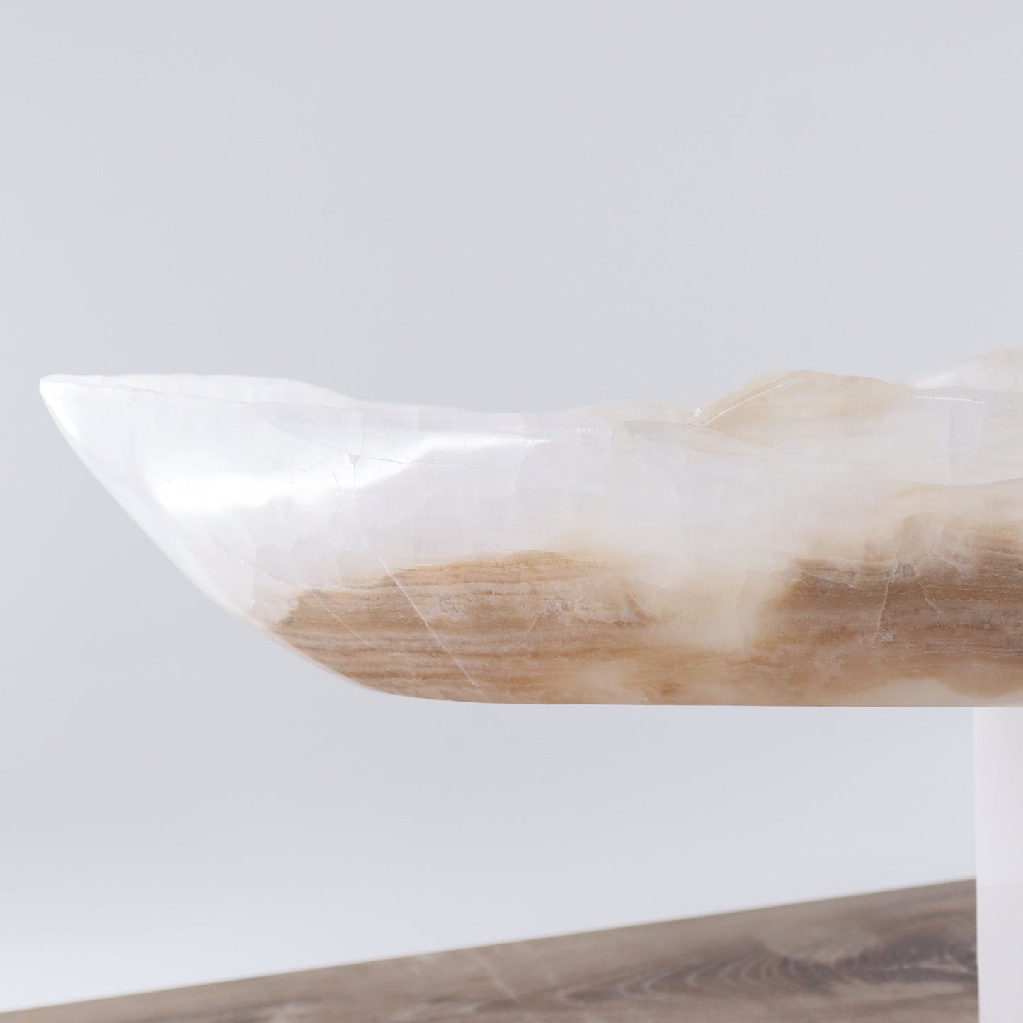 Mexican Onyx/Calcite Canoe Bowl - Expert Wholesale and Supplier of Wholesale Crystals & Bulk Gemstones, ["Bowls","Calcite","canoe","Mexico","onyx"]