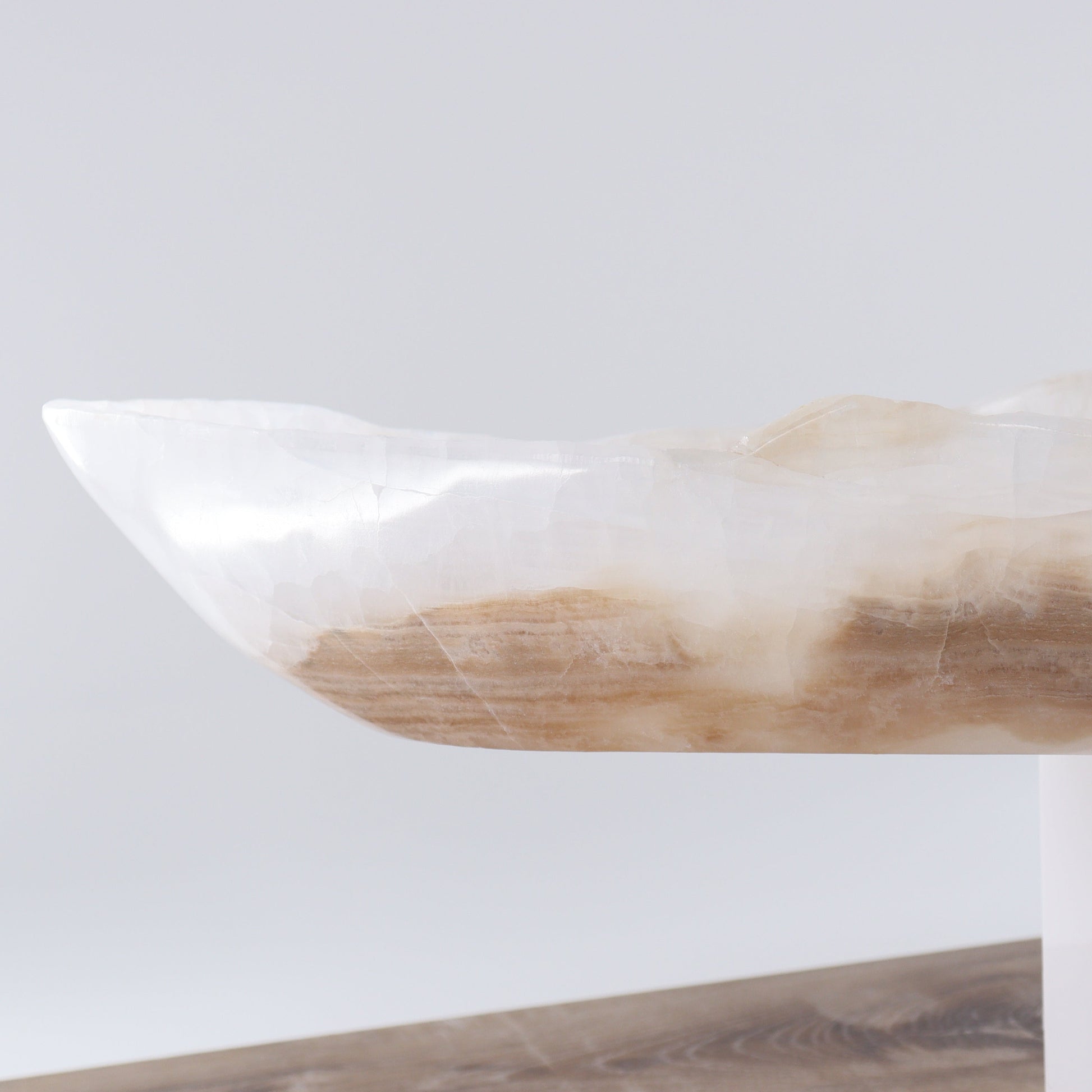 Mexican Onyx/Calcite Canoe Bowl - Expert Wholesale and Supplier of Wholesale Crystals & Bulk Gemstones, ["Bowls","Calcite","canoe","Mexico","onyx"]
