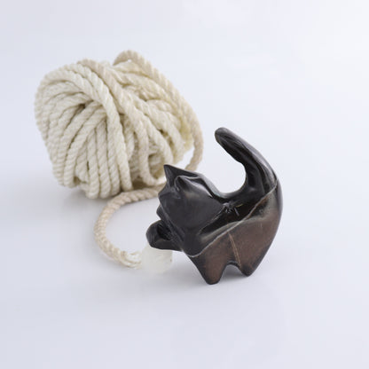 Black Marble Cats Playing with Onyx Ball - Expert Wholesale and Supplier of Wholesale Crystals & Bulk Gemstones, ["Black Marble","Cat","Marble","Mexico","onyx"]