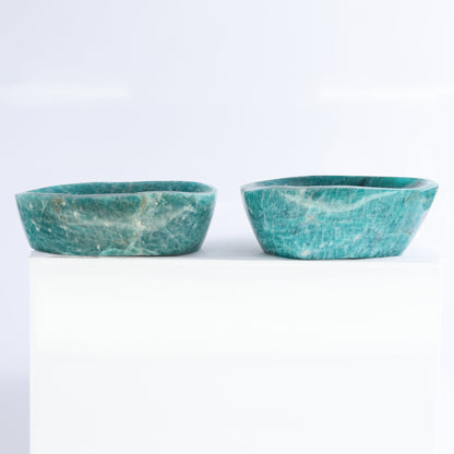 Amazonite Bowls Set of 8 - Expert Wholesale and Supplier of Wholesale Crystals & Bulk Gemstones, ["Amazonite","Bowls","Madagascar"]