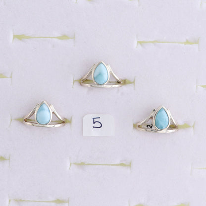 One Larimar Ring - Expert Wholesale and Supplier of Wholesale Crystals & Bulk Gemstones, ["India","Larimar","Ring","sterling silver"]