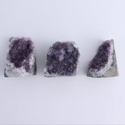 Uruguay Amethyst Cut Base Set of 12 - Expert Wholesale and Supplier of Wholesale Crystals & Bulk Gemstones, ["Amethyst","Cut Base","Uruguay"]