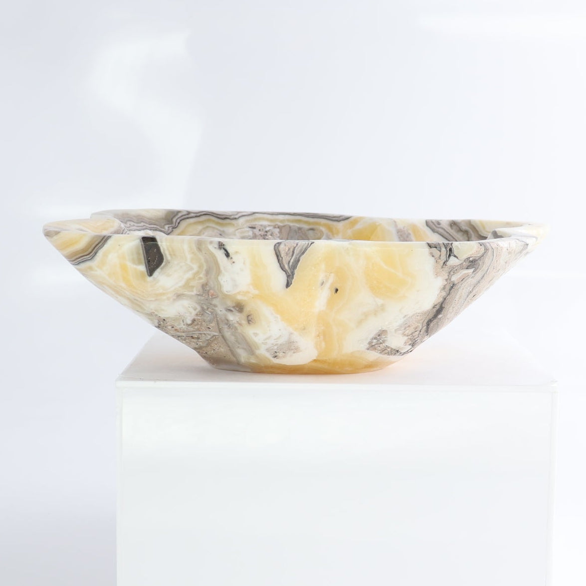 Mexican Onyx/Calcite Bowl 9"