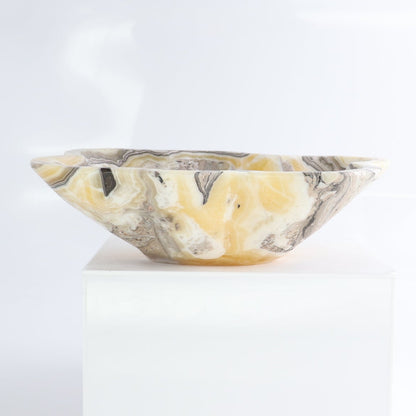 Mexican Onyx/Calcite Bowl 9"