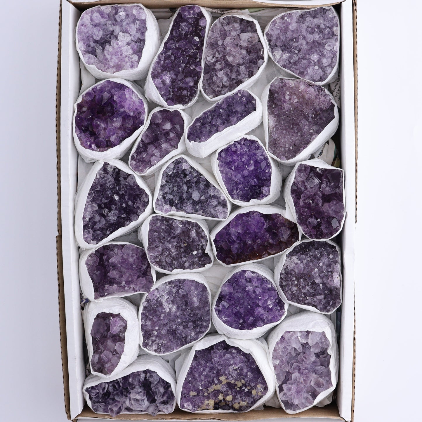 One Uruguay Amethyst Clusters Flat - Expert Wholesale and Supplier of Wholesale Crystals & Bulk Gemstones, ["Amethyst","flat","Flats","Uruguay"]