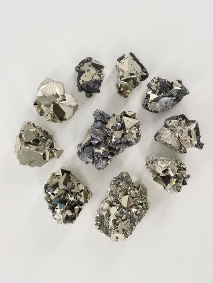 Rough Octahedral Pyrite Set of 10 - Expert Wholesale and Supplier of Wholesale Crystals & Bulk Gemstones, []