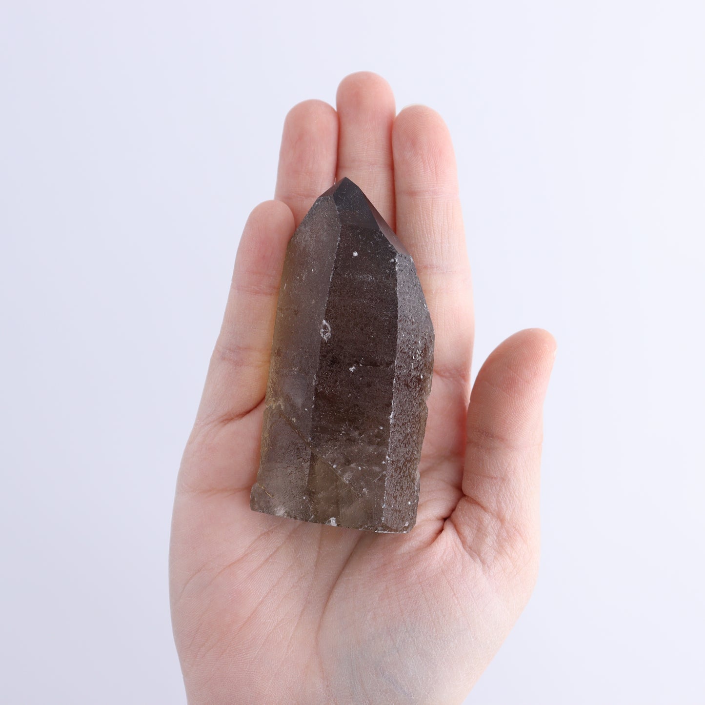 Smoky Quartz Polished Tops Set of 18 - Expert Wholesale and Supplier of Wholesale Crystals & Bulk Gemstones, ["Brazil","close_70","Points","Polished Tip","Quartz","Smoky Quartz"]