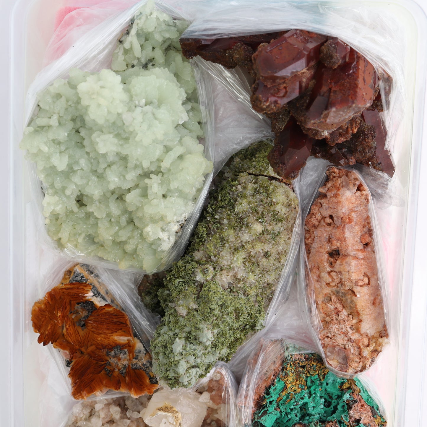 Mixed Minerals Flat from Morocco