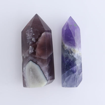 Lavender Fluorite Towers Set of 10