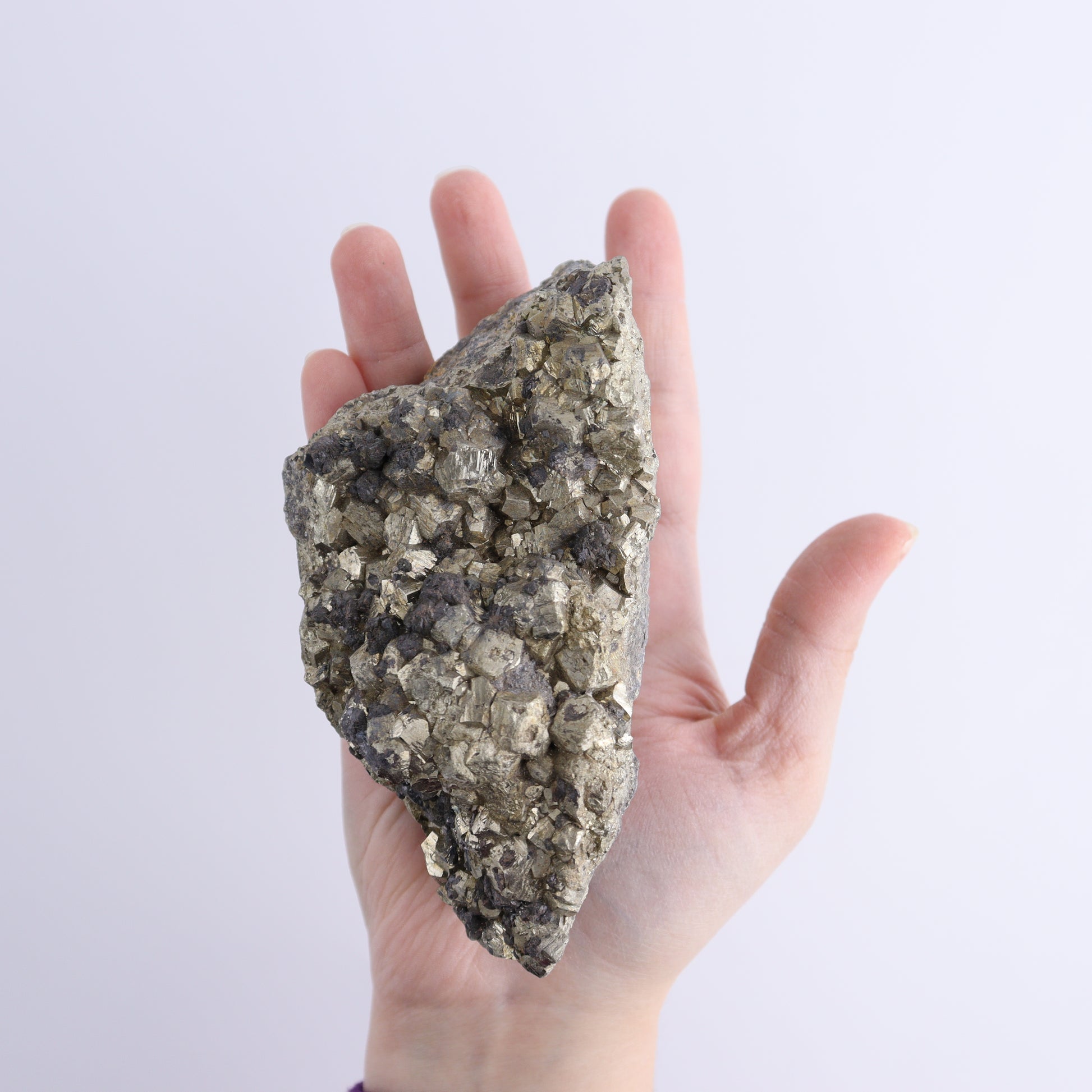 Pyrite Flat of 6 - Expert Wholesale and Supplier of Wholesale Crystals & Bulk Gemstones, ["flat","Flats","Pyrite"]