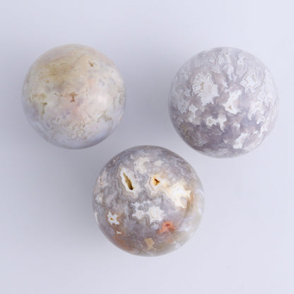 Agate Spheres Set of 9 - Expert Wholesale and Supplier of Wholesale Crystals & Bulk Gemstones, ["Agate","Madagascar","Spheres"]