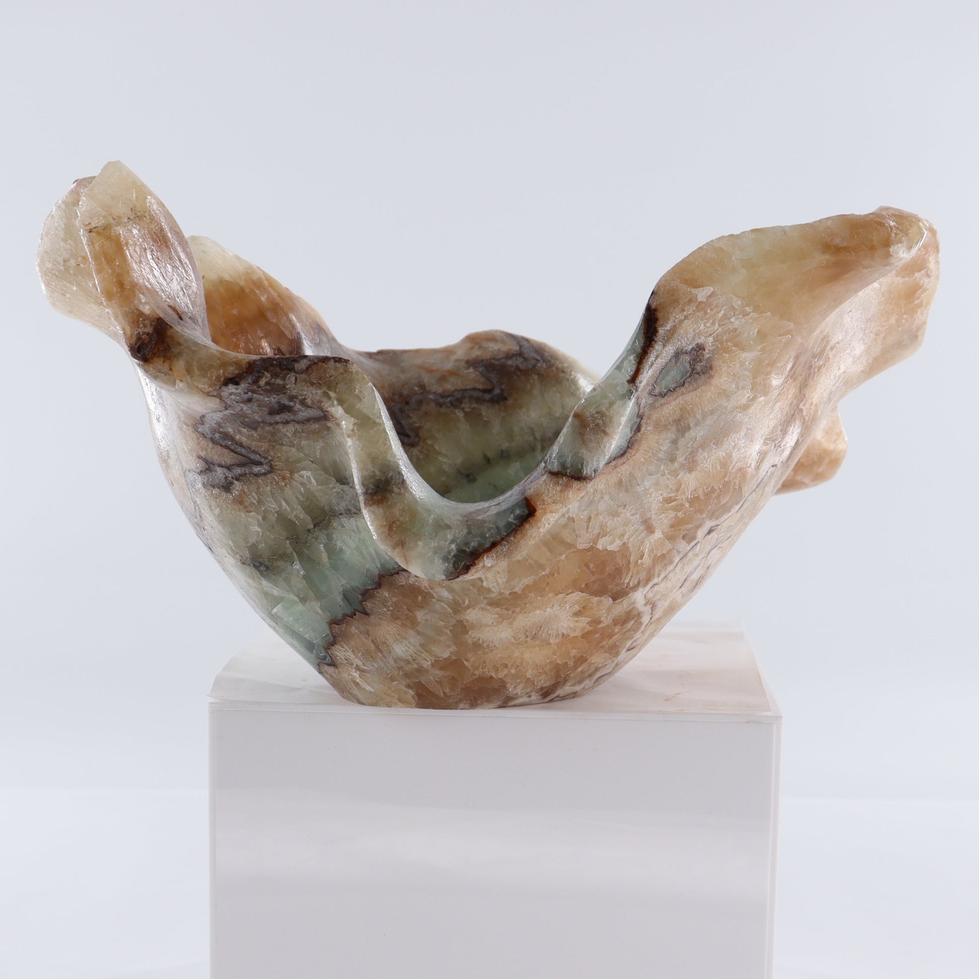 Mexican Onyx/Calcite Bowl - Expert Wholesale and Supplier of Wholesale Crystals & Bulk Gemstones, ["Bowls","Calcite","Mexico","onyx"]
