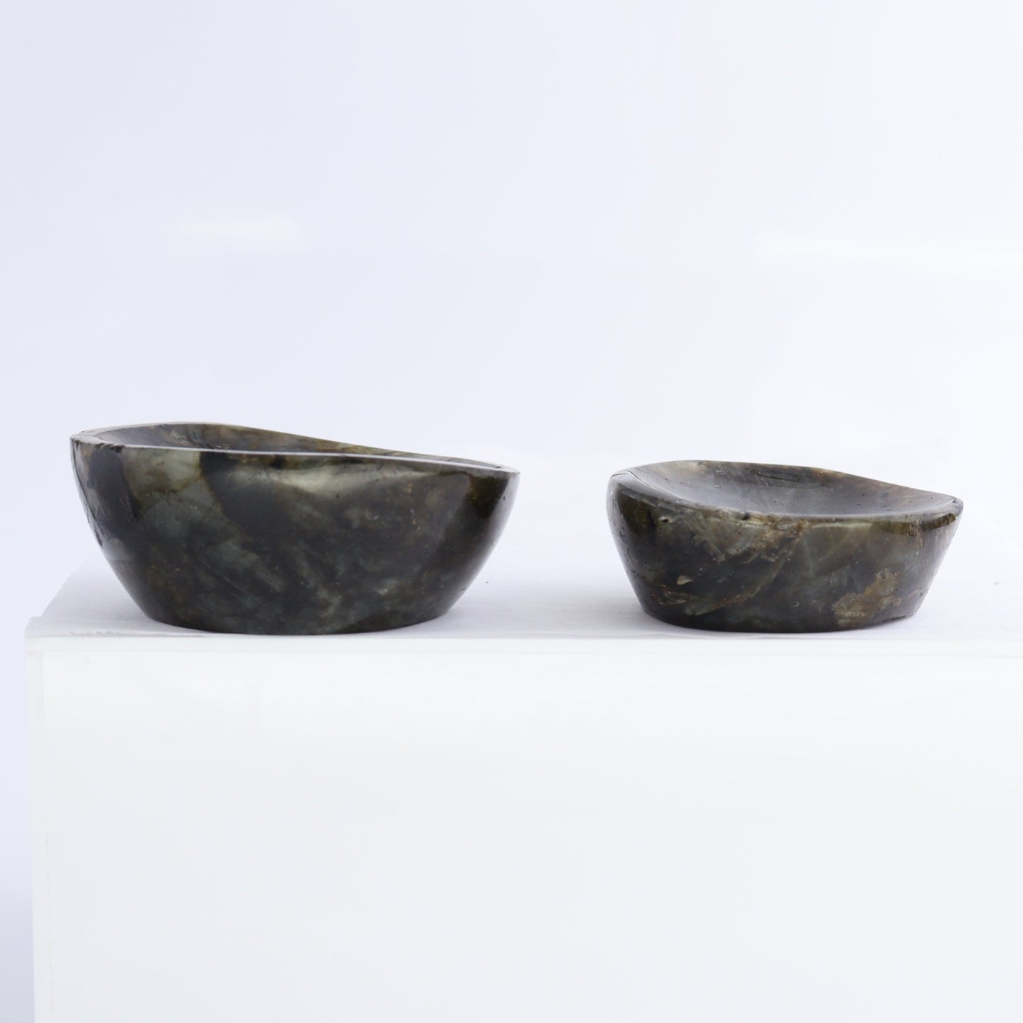 Labradorite Bowls Set of 10 - Expert Wholesale and Supplier of Wholesale Crystals & Bulk Gemstones, ["Bowls","Labradorite","Madagascar"]