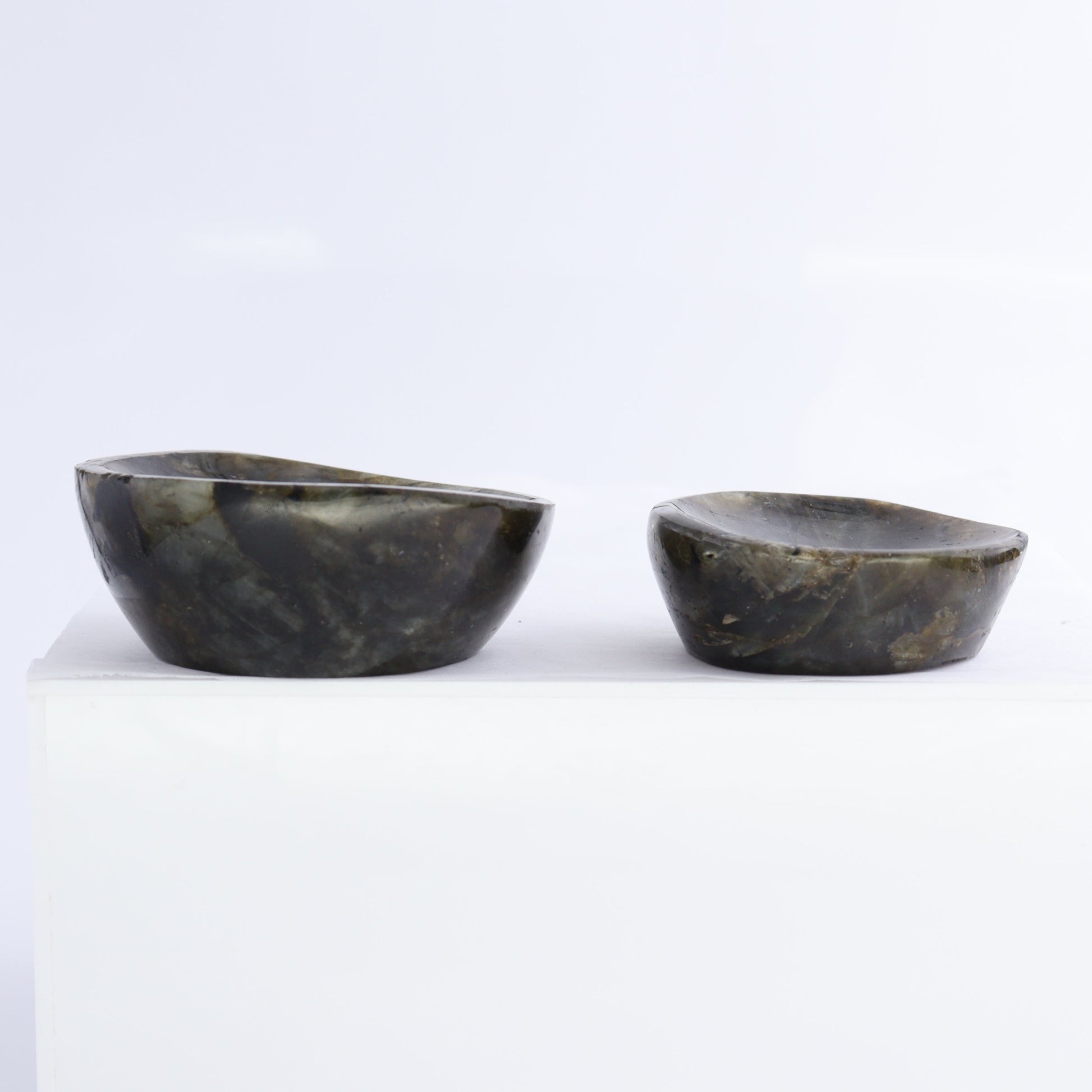 Labradorite Bowls Set of 10 - Expert Wholesale and Supplier of Wholesale Crystals & Bulk Gemstones, ["Bowls","Labradorite","Madagascar"]