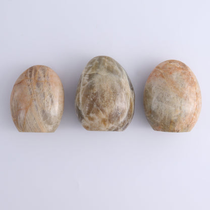 Peach Moonstone Freeform Set of 5 - Expert Wholesale and Supplier of Wholesale Crystals & Bulk Gemstones, ["Freeforms","Peach Moonstone"]