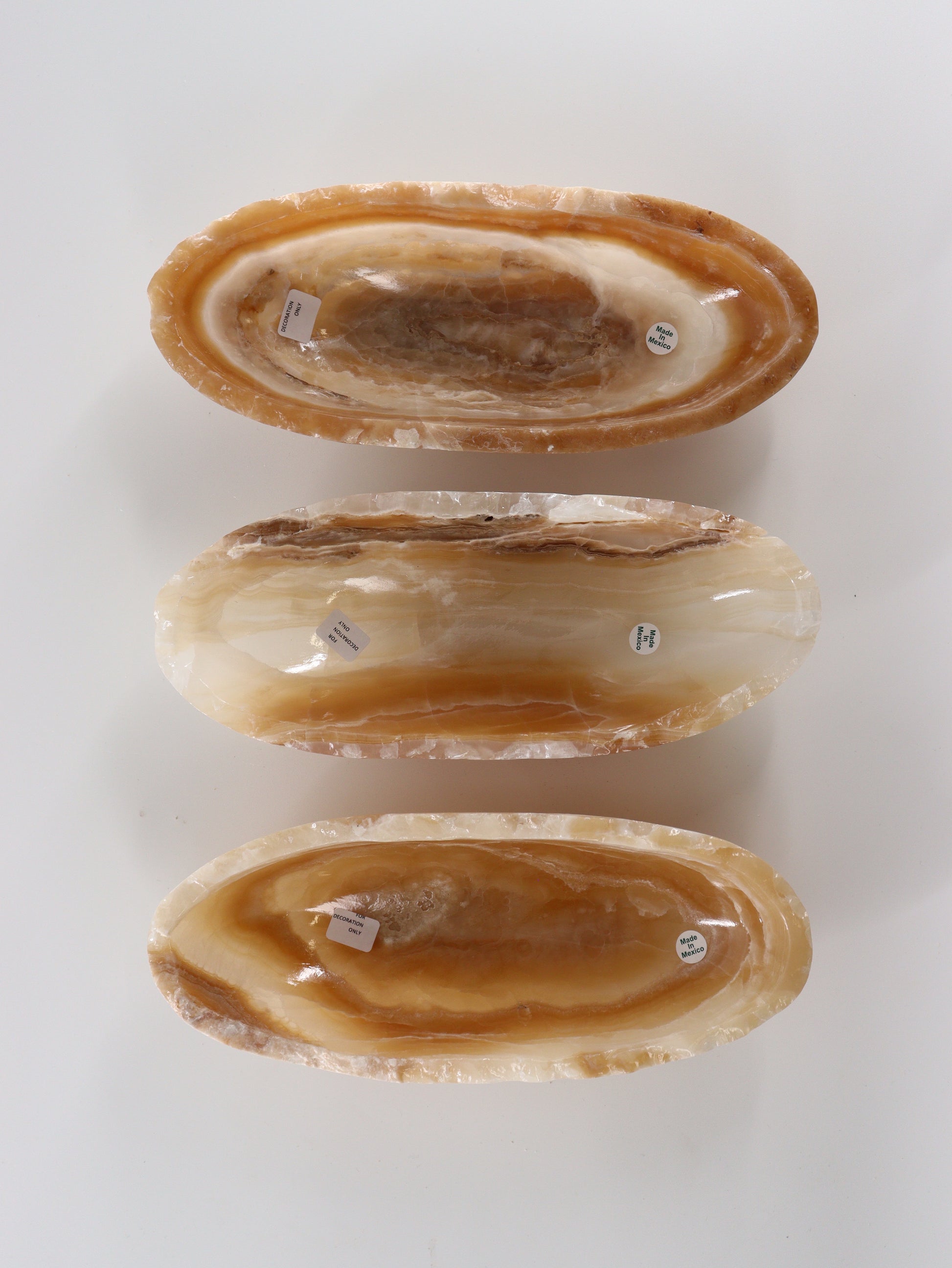 Mixed Brown Onyx Bowls Set of 3 - Expert Wholesale and Supplier of Wholesale Crystals & Bulk Gemstones, []