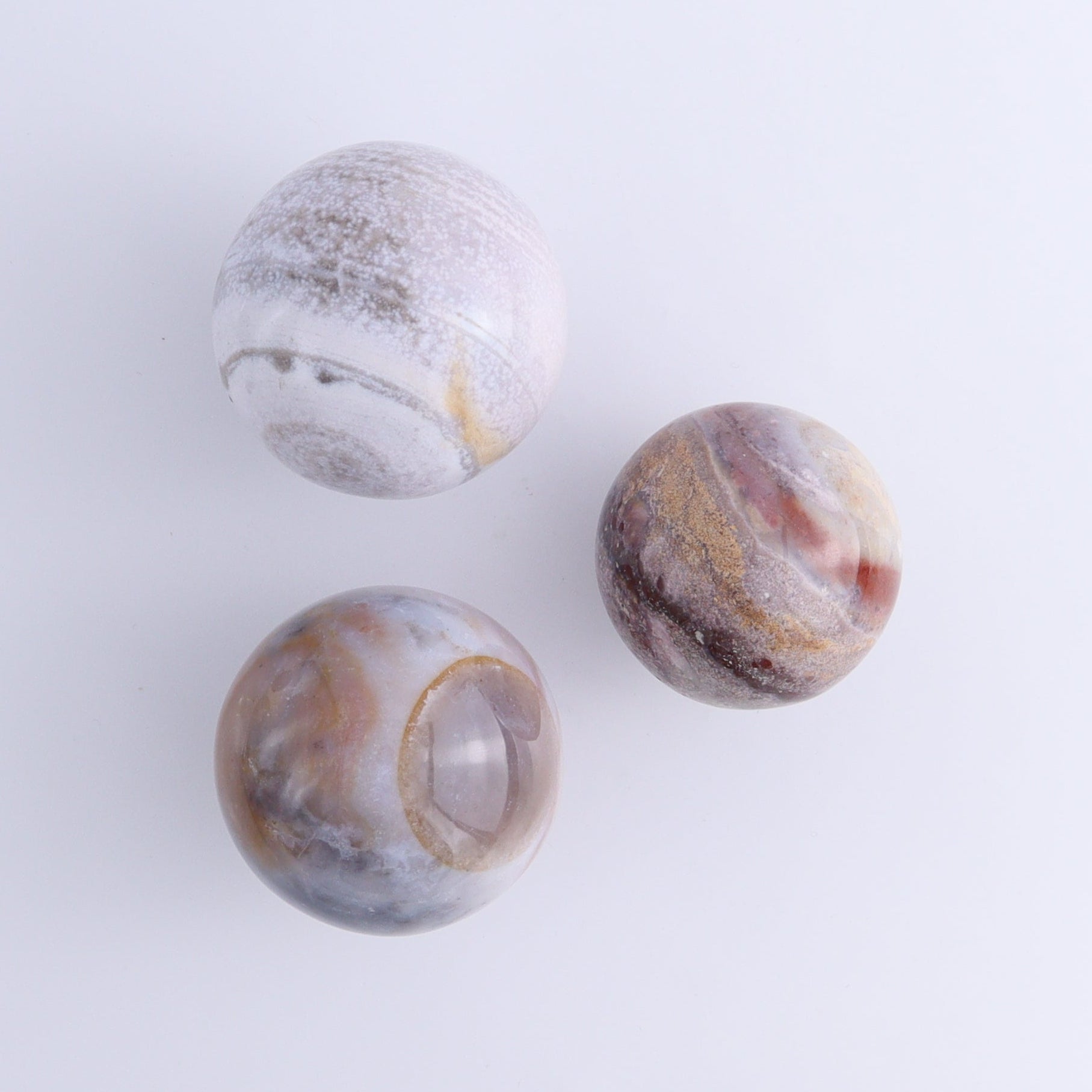 Ocean Jasper Spheres Set of 12 - Expert Wholesale and Supplier of Wholesale Crystals & Bulk Gemstones, ["jasper","Madagascar","Ocean Jasper","Spheres"]
