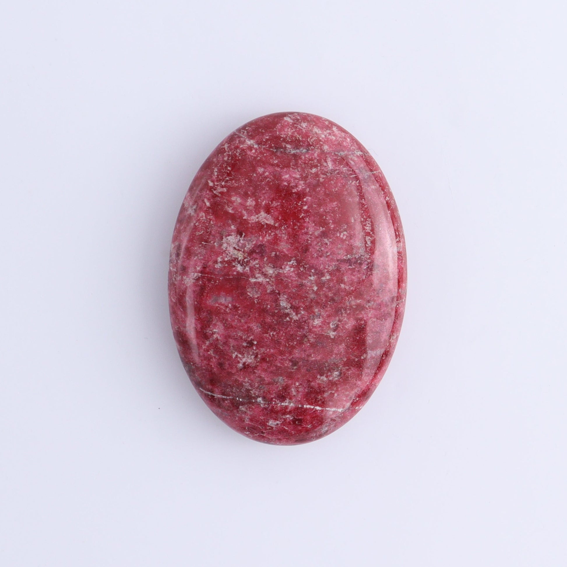 Thulite Palm Stones Set of 3 - Expert Wholesale and Supplier of Wholesale Crystals & Bulk Gemstones, ["Palm Stones","thulite"]