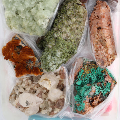 Mixed Minerals Flat from Morocco