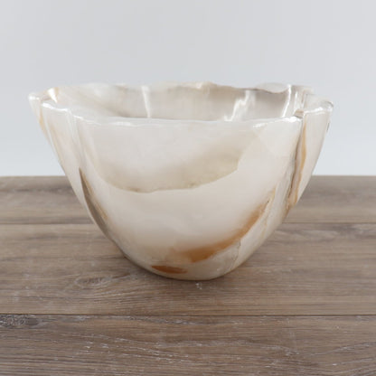 Mexican Onyx/Calcite Bowl 12"