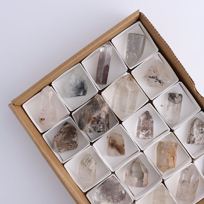 Garden Quartz Towers Set of 20 - Expert Wholesale and Supplier of Wholesale Crystals & Bulk Gemstones, ["Garden Quartz","Quartz","Towers"]