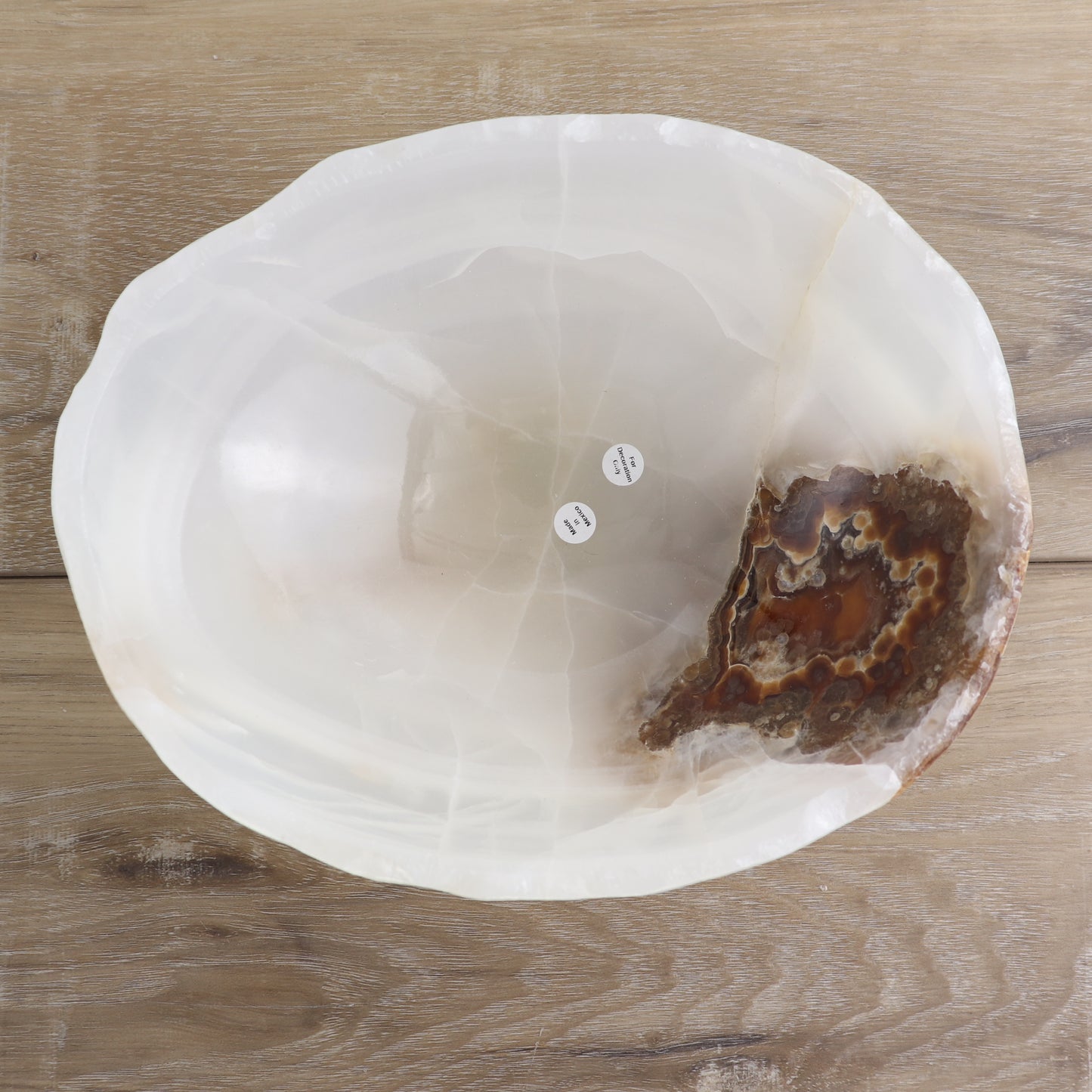 Mexican Onyx/Calcite Bowl 10"