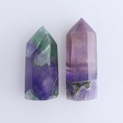 Lavender Fluorite Towers Set of 10