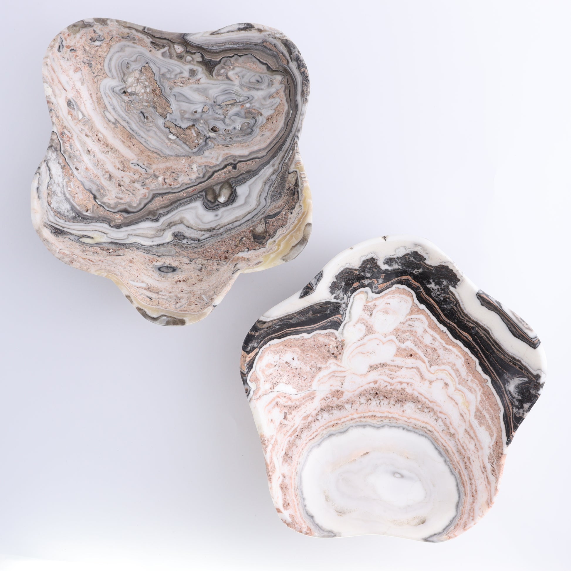 One Bowl Mexican Onyx/Calcite Black & Pink Zebra - Expert Wholesale and Supplier of Wholesale Crystals & Bulk Gemstones, ["bowl","Calcite","Catalog Onyx","Decorative Dish","Mexico","onyx"]