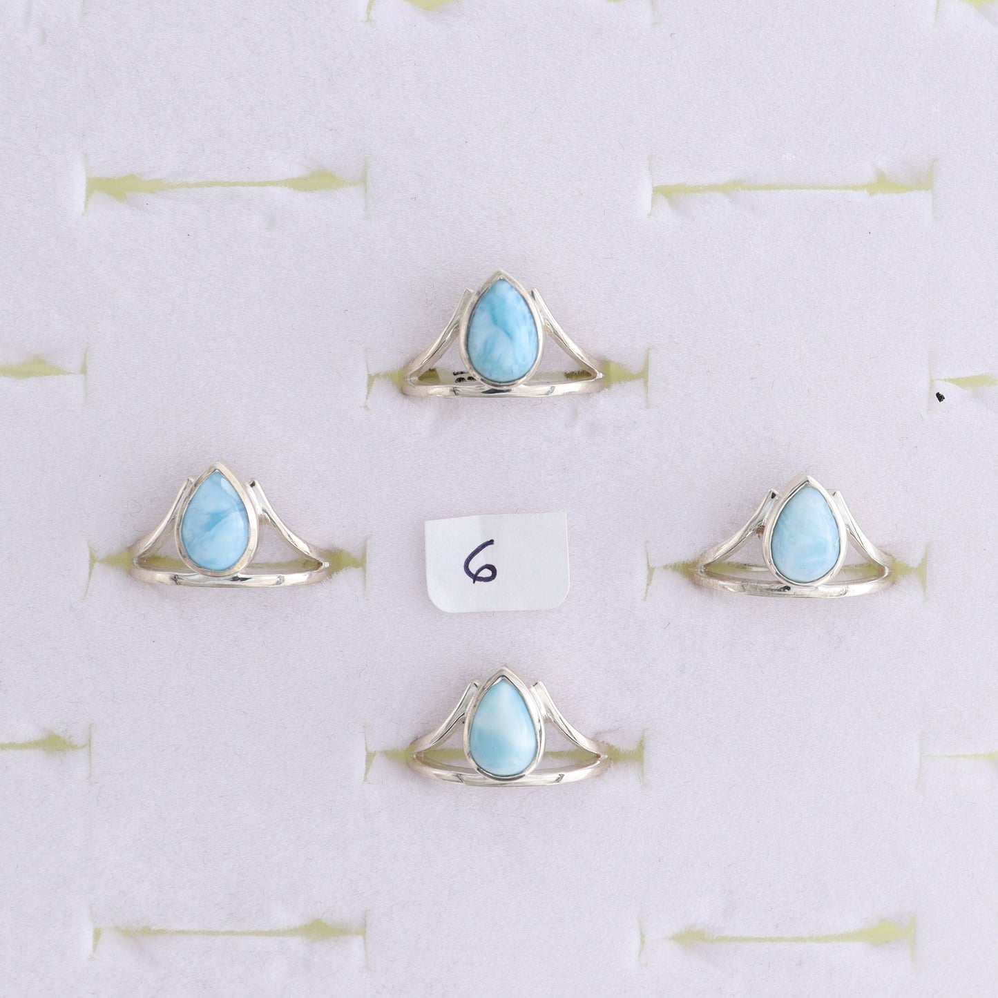 One Larimar Ring - Expert Wholesale and Supplier of Wholesale Crystals & Bulk Gemstones, ["India","Larimar","Ring","sterling silver"]