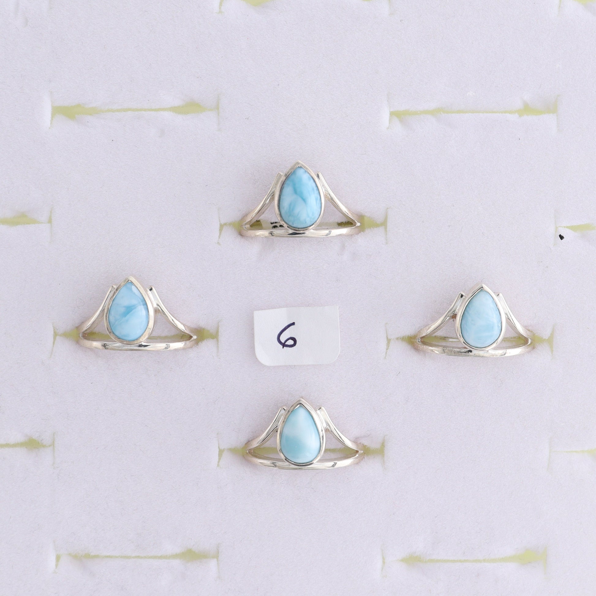 One Larimar Ring - Expert Wholesale and Supplier of Wholesale Crystals & Bulk Gemstones, ["India","Larimar","Ring","sterling silver"]