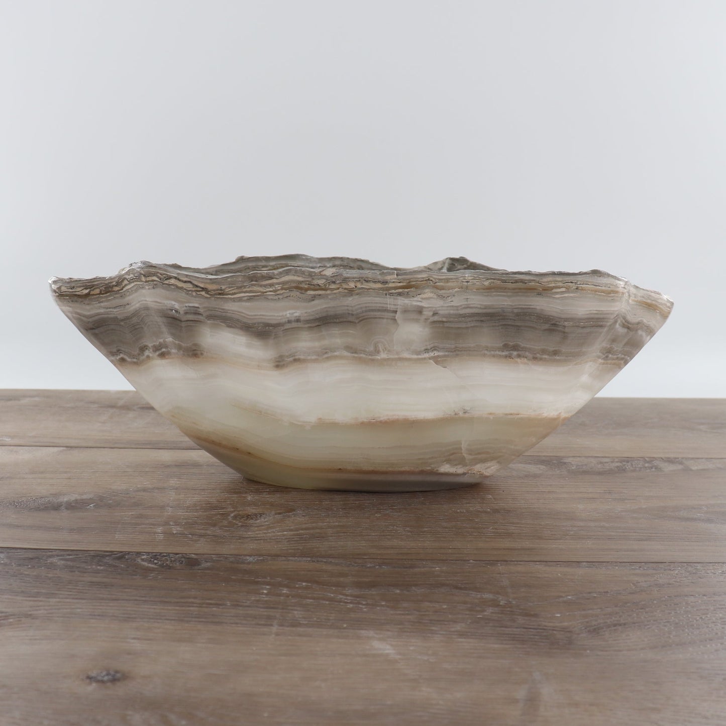 Mexican Onyx/Calcite Bowl 15"