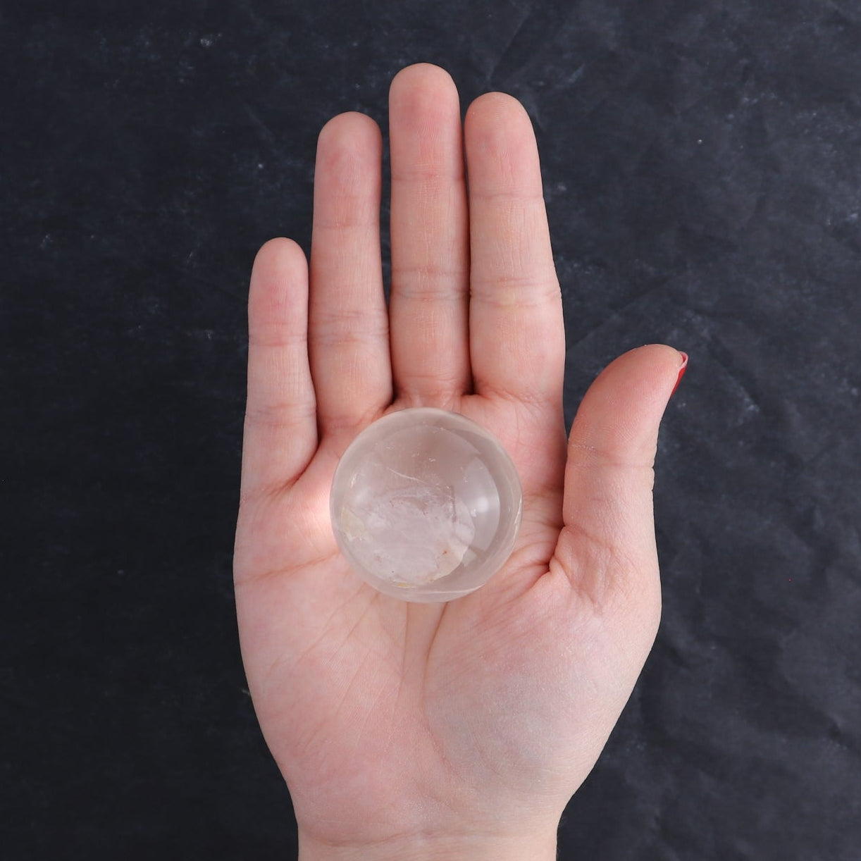 Clear Quartz Spheres Set of 8