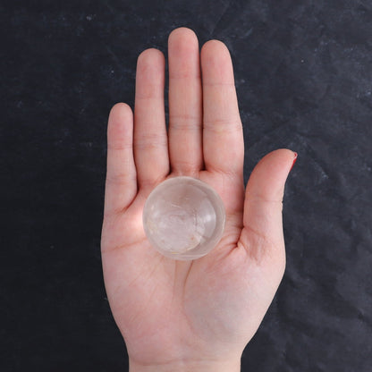 Clear Quartz Spheres Set of 8