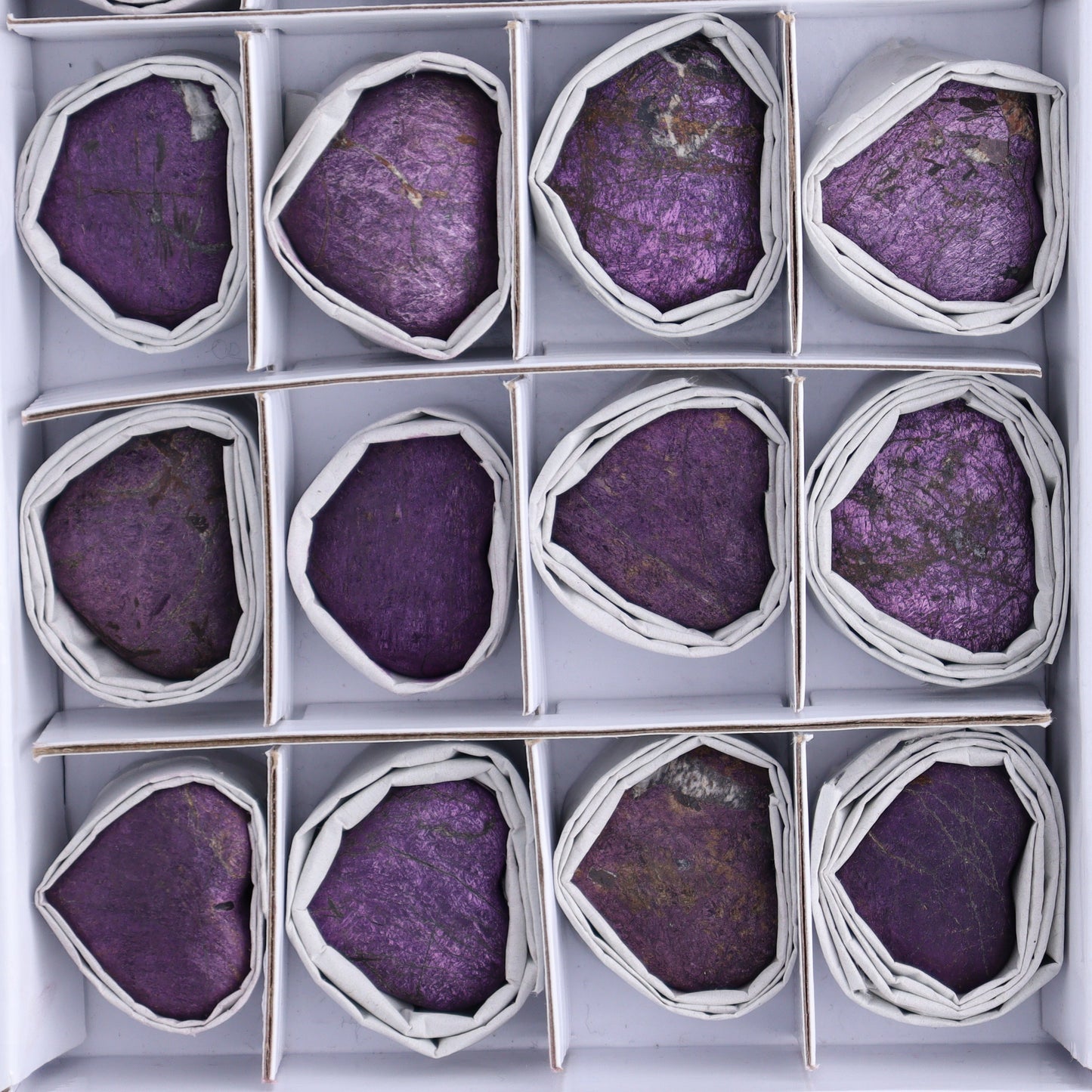 Purpurite Velvet Hearts Set of 20