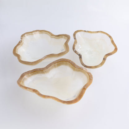 Onyx Bowl Set of 3 - Expert Wholesale and Supplier of Wholesale Crystals & Bulk Gemstones, ["Bowls","Mexico","onyx"]