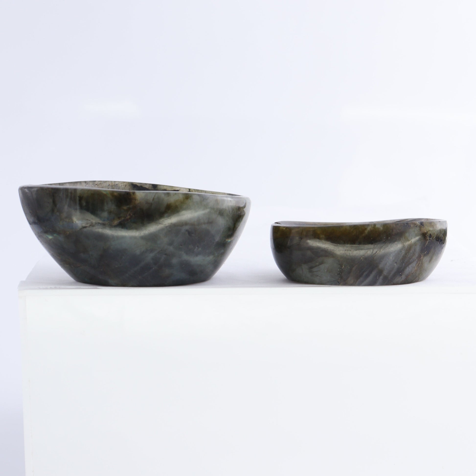 Labradorite Bowls Set of 10 - Expert Wholesale and Supplier of Wholesale Crystals & Bulk Gemstones, ["Bowls","Labradorite","Madagascar"]