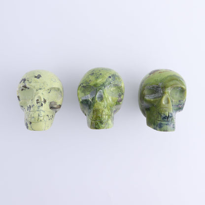 Serpentine Skulls Set of 3