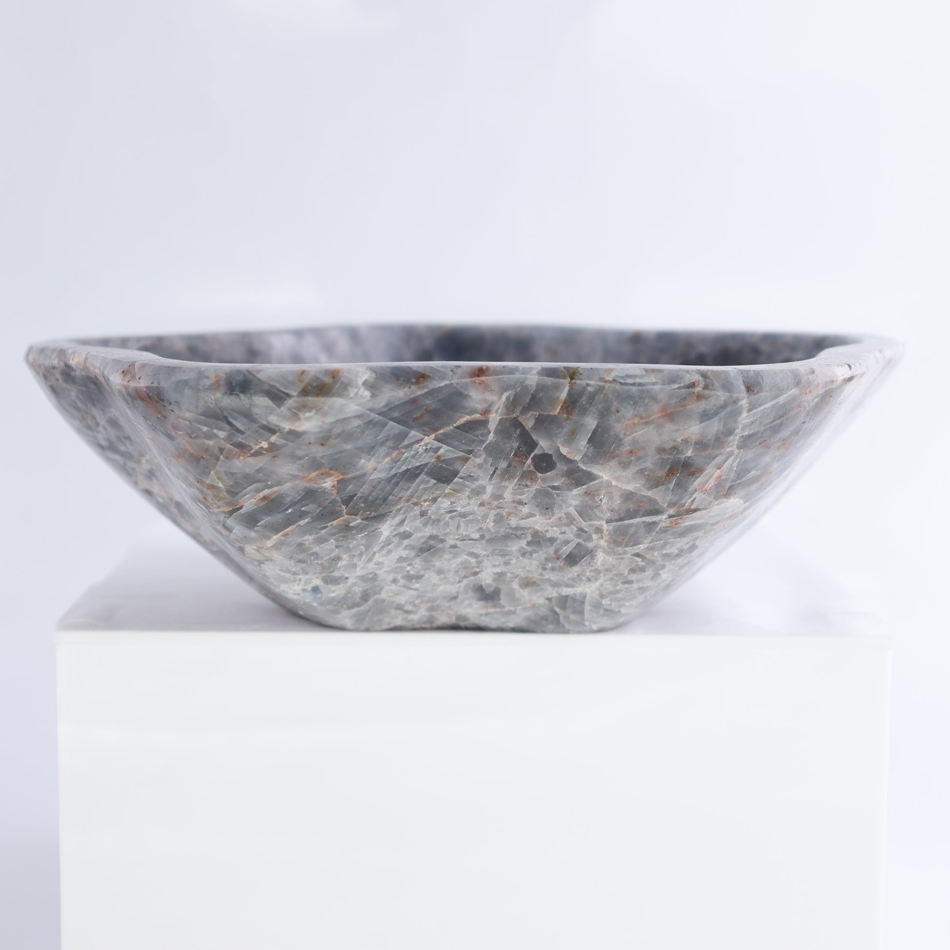 Blue Calcite Bowls Set of 3 - Expert Wholesale and Supplier of Wholesale Crystals & Bulk Gemstones, ["Blue Calcite","bowl","Bowls","Calcite","Mexico"]