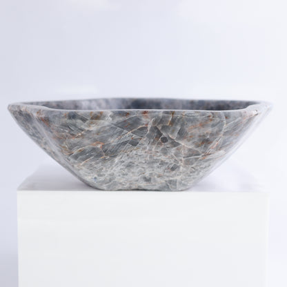 Blue Calcite Bowls Set of 3 - Expert Wholesale and Supplier of Wholesale Crystals & Bulk Gemstones, ["Blue Calcite","bowl","Bowls","Calcite","Mexico"]