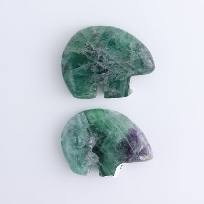 Fluorite Bears set of 6