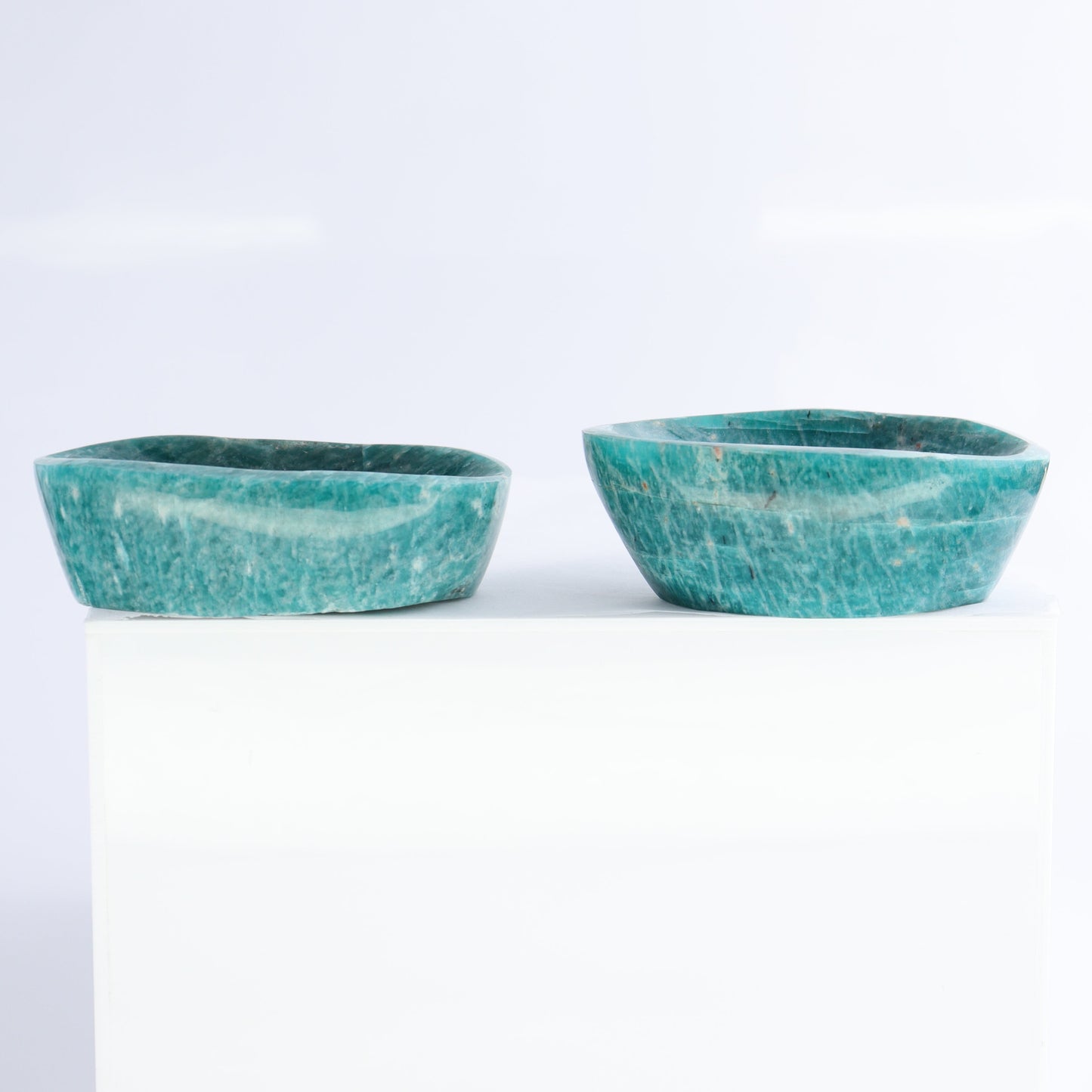 Amazonite Bowls Set of 8 - Expert Wholesale and Supplier of Wholesale Crystals & Bulk Gemstones, ["Amazonite","Bowls","Madagascar"]