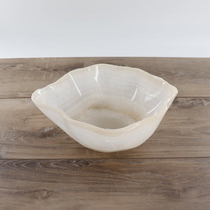 Mexican Onyx/Calcite Bowl 12"