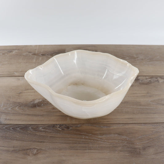 Mexican Onyx/Calcite Bowl 12"